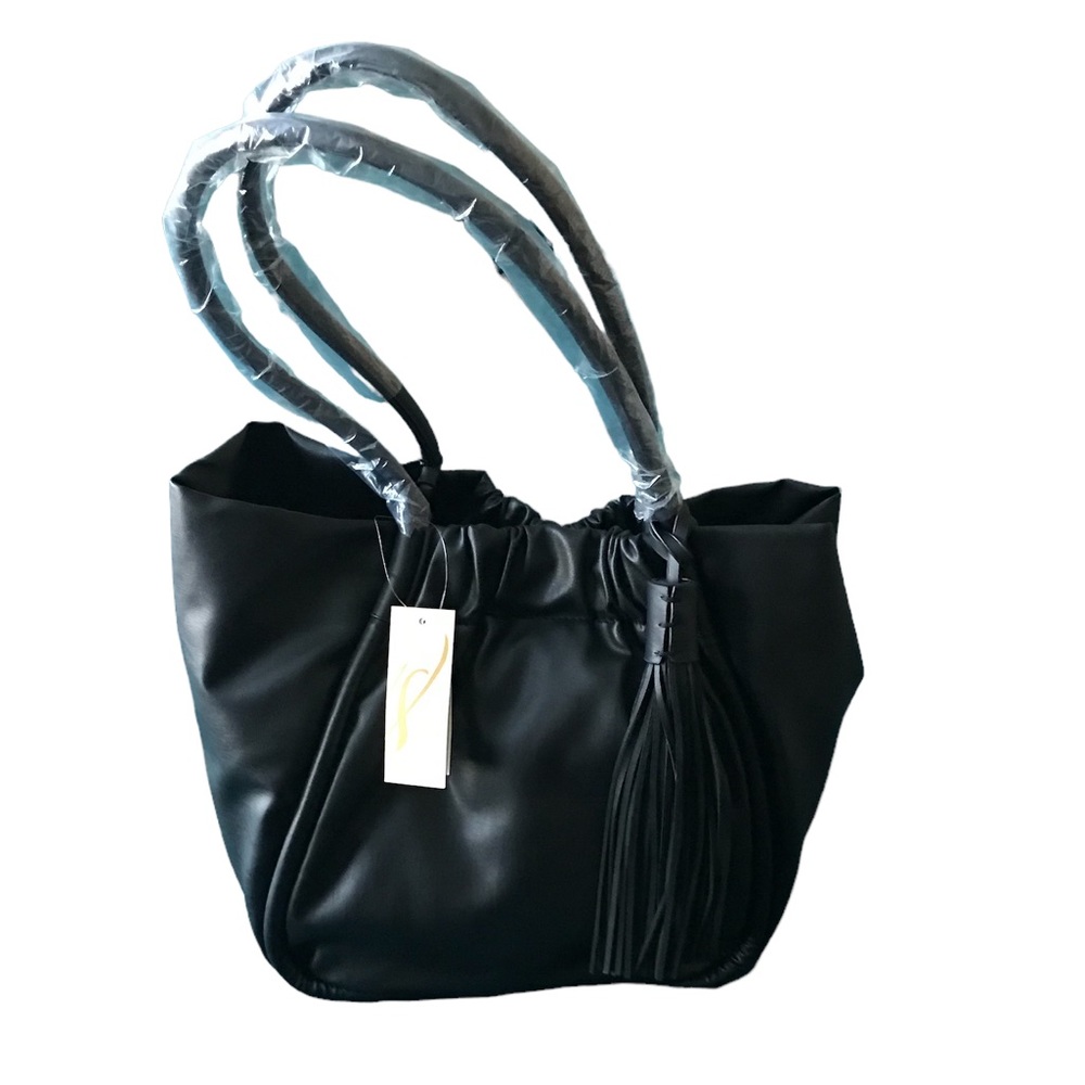 NWT Collection18 black tassel purse